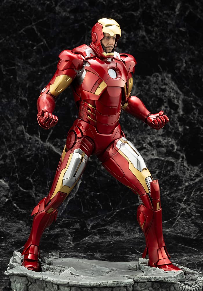 ARTFX Avengers Iron Man Mark 7 Scale PVC Painted Simple Assembly Figure MK313 -AVENGERS- 1/6