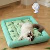 Summer Cooling Pet Cat Bed Cushion Ice Pad Dog Sleeping Square Mat for Puppy Dogs Cats Pet Kennel Top Quality Cool Cold