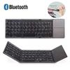 Mini Wireless Folding Keyboard Portable Bluetooth Keyboard with Touchpad For Windows Android IOS Tablet Ipad Phone