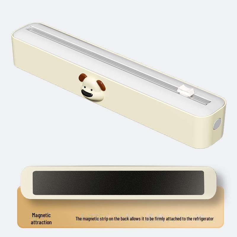 Magnetic Adjustable Kitchen Film & Foil Cutter with Storage Box