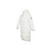 Womens Big Baffle Down Coat With Zipper And Hood Women Coat White GQ2509