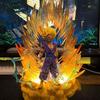 Jt Statue Drogan Boll Z Son Gohan Figure Replaceable Heads Led Base Super Saiyan Gohan Action Figures Collection Mode Toys Gifts