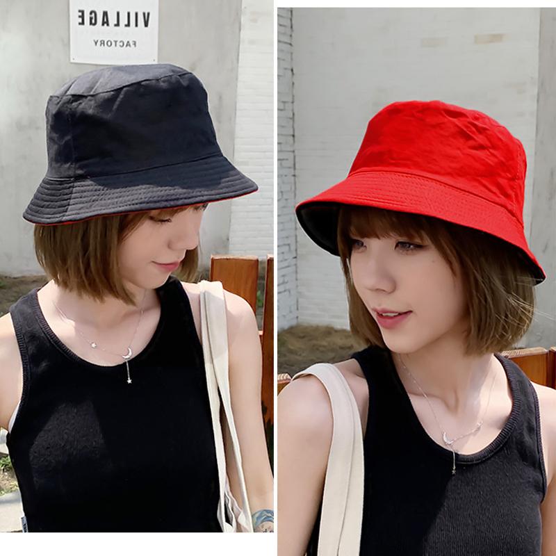 Reversible Fisherman Hat For Men And Women In Summer Korean Version For Students Versatile And Able Sun Protection Hat