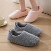 Fashion Womens Cotton Slippers Warm Indoor House Shoes with Fur Lining for All Seasons Comfortable Home Footwear