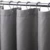 Waterproof Mildew-Resistant Waffle Shower Curtain, 240g