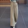 2024 Women's High-Waist Wide-Leg Drape Skirt Pants - Slim, Stylish, and Casual Summer Trousers