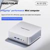 MINISFORUM NEW AI X1 Mini PC (AI 9 HX370) - AMD Ryzen AI 9 HX370, 32GB/96GB DDR5, 2TB Storage, WiFi 7 & 2x 2.5G LAN, AI Copilot, Office & Gaming PC