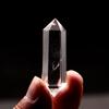 Gift Healing Stone Home Decoration Clear Crystal Obelisk Double-pointed Hexagonal Wand White Quartz