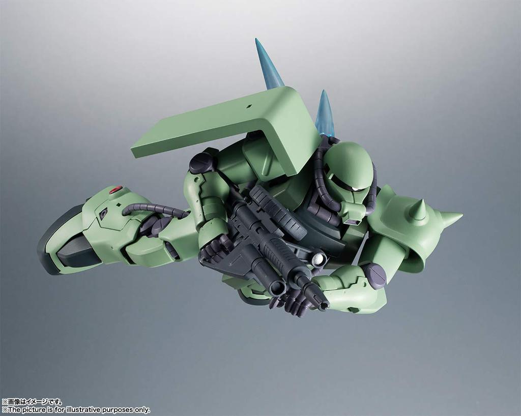 TAMASHII NATIONS ROBOT Spirits Mobile Suit Gundam 0083 Zaku IIF Type 2 125mm Painted Movable Figure [SIDE MS] MS-06F-2 Ver. A.N.I.M.E. Approx. ABS&PVC
