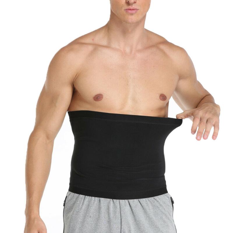 Men Sweat Waist Trainer Sauna Belt Tummy Control Body Shaper Belly Shapers Weight Loss Workout Fat Burner Slimming Shapewear