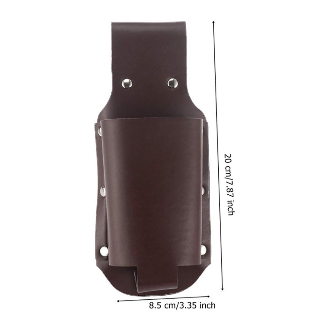 Classic Beer Holster Leather Beer Holster Outdoor Drink Cup Cover Round Protective Cover