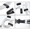 10pcs Cable Clamp Self-adhesive Wire Tie Clips Holder Organizer Management Home Car Data USB Cable Cord Bobbin Wires Organizer
