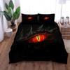 Dangerous Dragon Duvet Cover Set EU Single Double King US Twin Full Queen Size Bed Linen Set  Cute Duvet Cover Bed