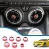 Car Dashboard Central Air Conditioning Volume Knobs Ring Trim for Chevrolet Camaro 2017 2018 Interior