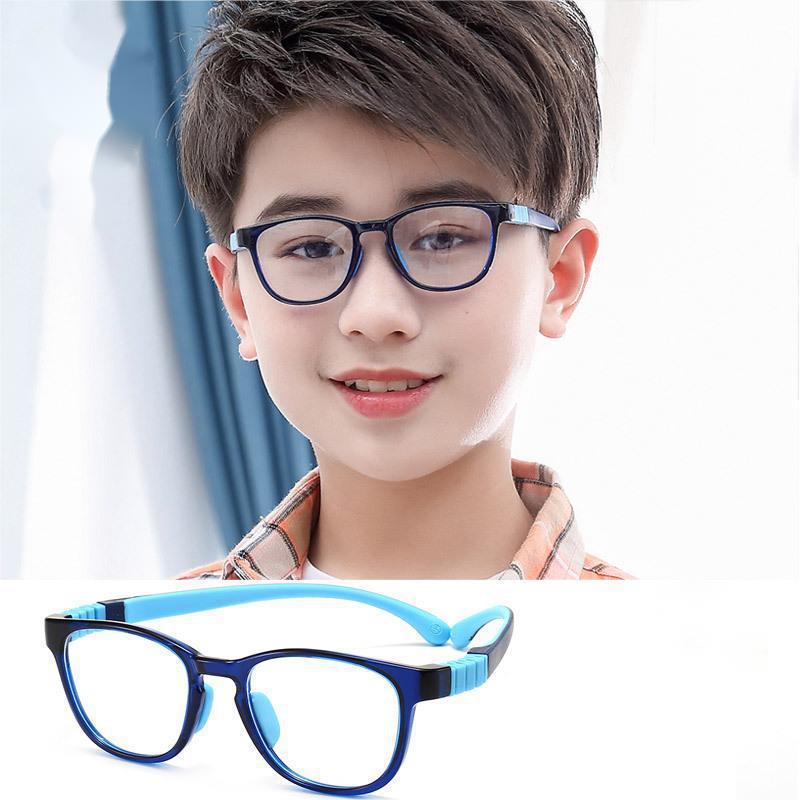 Children'S Silicone Glasses Boys And Girls Anti-Blue Light Mobile Phone Computer Goggles Burst Glasses