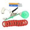 1 Set of Tying Machine Plant Garden Plant Tapetool Tapener + 10 Rolls Tape Set for Vegetable Grape Tomato Cucumber Pepper Flower