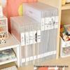 Transparent Storage Box for Documents - Moisture & Dust-Proof with Plastic Buckle