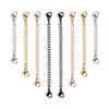Different Lengths Stainless Steel Necklace Extender Bracelet Lobster Lock Safety Chain Extender DIY