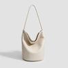Bucket Bag Women's Autumn/Winter Fashion Texture Lazy Commuter Bag Single Shoulder Crossbody Bag