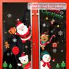 Cartoon Christmas Window Glass Stickers 2025 Christmas Decoration for Home Living Room Wall Decor 2025 Happy New Year Stickers