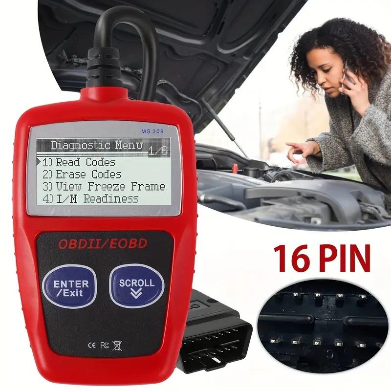 Car Fault Code Reader Accurate Engine Diagnostic Scanner OBD2 Scanner Read and Erase Fault Codes CAN Diagnostic Tool