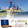 2023 Fishing Tackle Advent Calendar Fishing Lures Set Fishing Gear Countdown Calendar Adults Men Boys Christmas Fish Bait Gifts