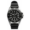[HYAKUICHI 101] Diver's Watch Date Display 20 ATM Water Resistant Watch HYAKU1-001 (Silver Black Rubber)