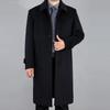 Men Wool Long Coat Autumn Wool Cashmere Coat Men Winter Woolen Overcoat Outerwear