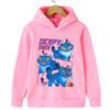 New KPop Demon Hunter Cartoon Girls Boys Hoodies Children's Korean Wave Print Fashion Casual Tops Casual Girls Clothing Warm