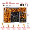 177PCS/Set M6 M5 Fairing Bolts Kit Bodywork Screws Nut For Motorcycle 6