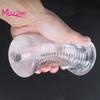 Masturbator Men's Masturbation Cup Transparent Eco-friendly Rubber Men Balanus Endurance Exercise Artificial Vagina