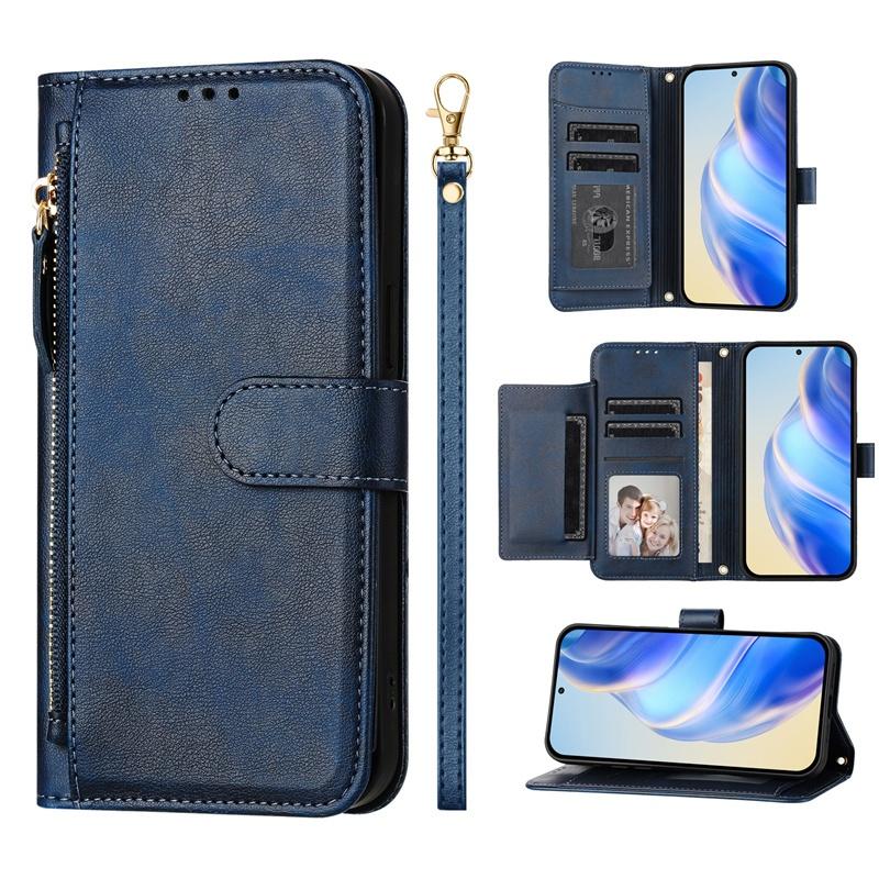 Flip Case for Oneplus 1+ Nord 2T CE 2 3 4 Lite 5G Leather Wallet Cover Card Slot Bag Zipper Casing