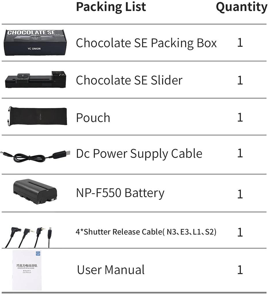 YC Onion Motorized Camera 26cm with App Slider Rail Track Compatible with YC Onion Maximum Load Capacity 10kg for DSLR Video and GoPros Slider,