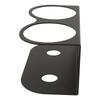 All Purpose Spray Bottle Holder Wall Mount Heavy Duty Carbon Steel Storage Rack for Garage Home