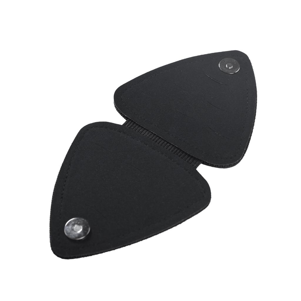 PICKPAL Guitar Picks Holder Case for Acoustic Electric Guitar Includes 12 PCS Guitar Picks Leather Guitar Plectrums