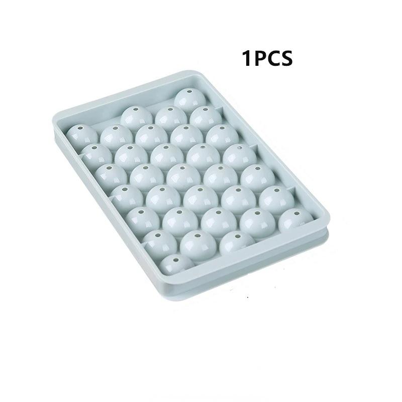 33 Ice Boll Hockey PP Mold Frozen Whiskey Ball Popsicle Ice Cube Tray Box Lollipop Making Gifts Kitchen Tools Accessories