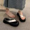 Slides Outside Shoes For Women Flip Flops Woman Slippers Height Sandals With Premium Eva New Fashion 2025 Trend Luxury