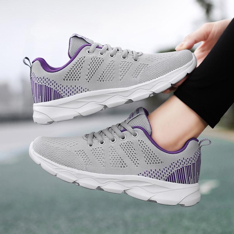 Spring and Autumn Mesh Breathable Sports Casual Shoes Women's Shoes Mom Shoes Elder Shoes
