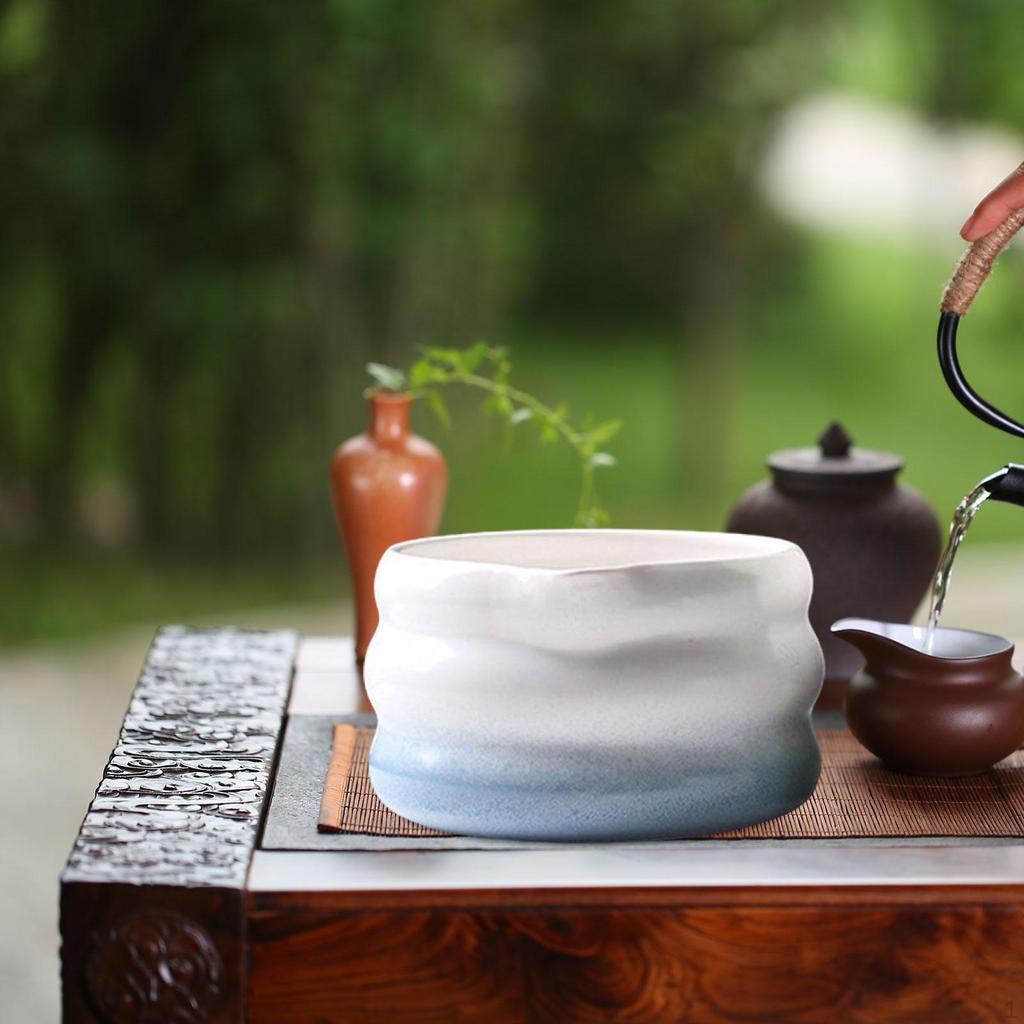 Ceramic Bowl for Matcha Mixing Traditional Utensil Kitchen Use