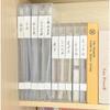 Creative Portable Plastic Box Slim Document Case Sorting Folder Holder Clear Plastic Document Box Office Desktop Document File Management Box