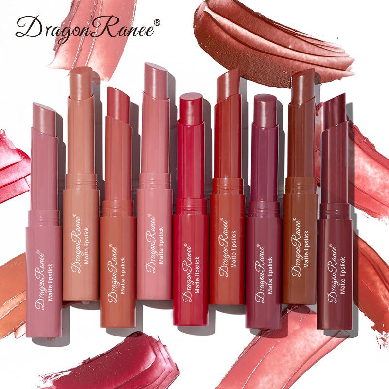1Pc Nude Matte Lipstick Waterproof Long Lasting Lip Sticks Not Fading Sexy Red Velvet Lipsticks Women Make Up Cosmetics