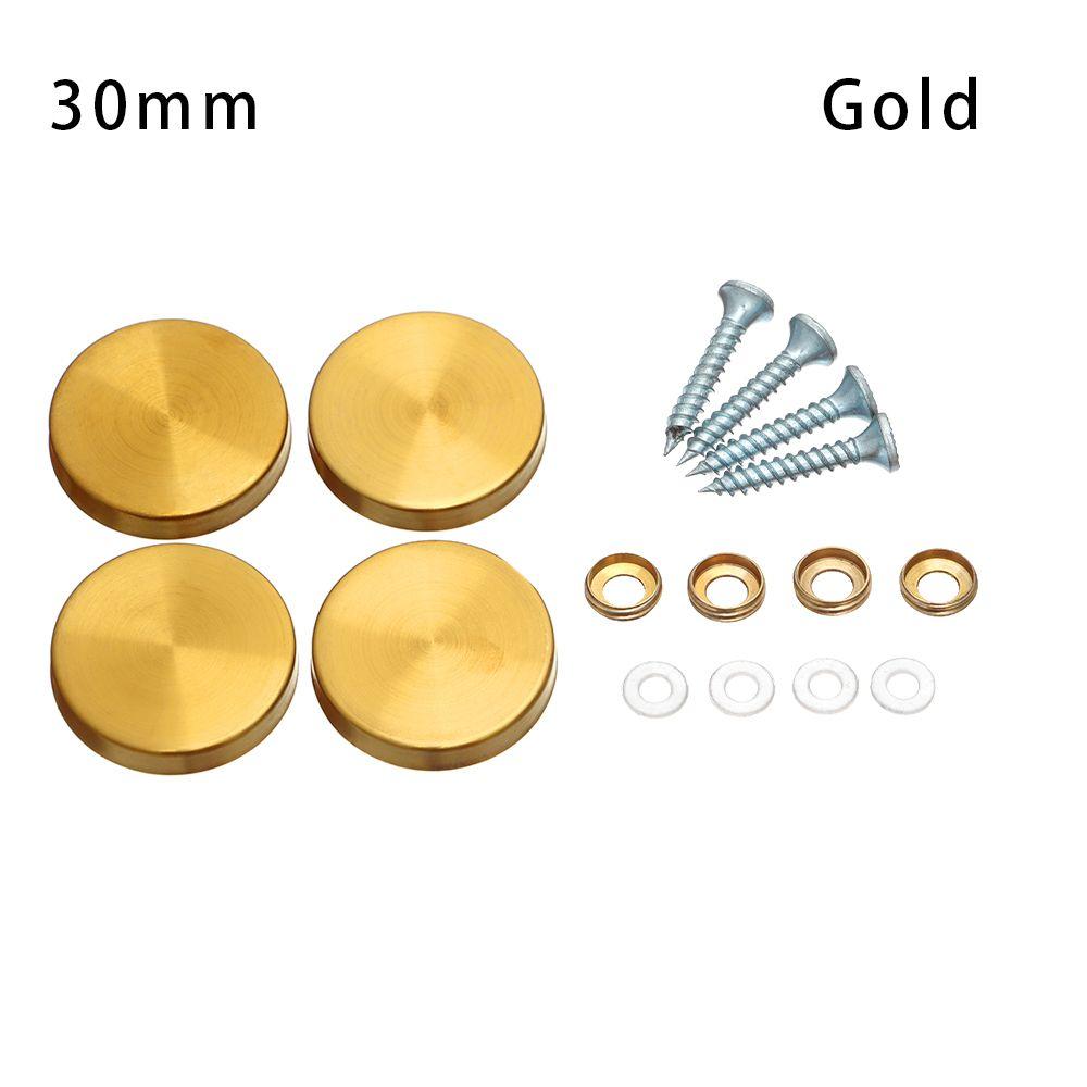 Hardware Decoration Screw Covers Mirror Fasteners Screws Decorative Cap Mirror Fixing Nails