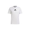 Logo Print Training Sports Crew Neck Short Sleeve T-Shirt Men Tops White GM2135