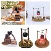 Playing House Fairy Garden Decor Villa Scene Model Dollhouse Bonfire Miniatures Campfire