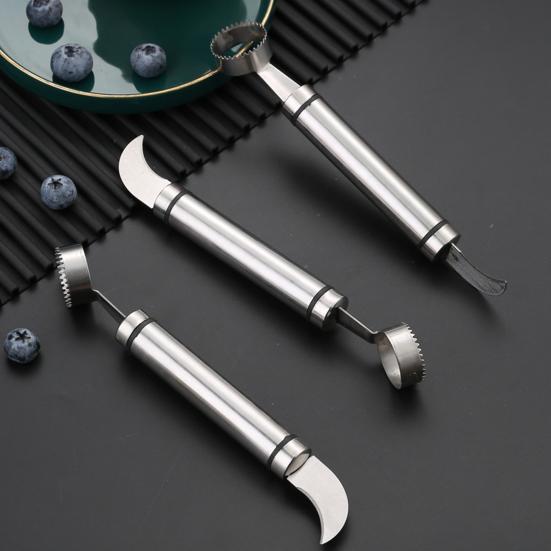 Practical Durable Kitchen Gadgets Curved Blade Sharp Edge Citrus Peeler for Kitchen Fruit Peeler