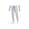 Sportswear Tech Fleece Logo Print Comfortable Fleece Color Block Jogger Pants Men Bottoms Light-Armory-Blue FB8003-440