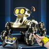 Remote Control Smart Robot Dog 8WD 360 Degrees Rotating Electric Robot with Music Light Toddlers Boys Girls Educational RC Stunt Car Puppy Toy