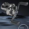 New Electroplated Fishing Reel 7.2:1 Gear Ratio 8KG Max Drag Bait Lure Reel Suitable for Freshwater Saltwater Long Casting Magnetic