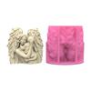 Angel Silicone Mold Scented Candle Mold Table Ornament Tool Plasters Resin Craft Making Supplies Easy To Clean