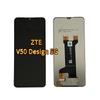 LCD Screen and Digitizer Full Assembly for ZTE V50 Design 5G;Black; + Tools